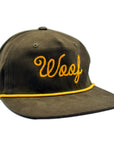 Woof Script Cap (Olive)