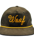 Woof Script Cap (Olive)
