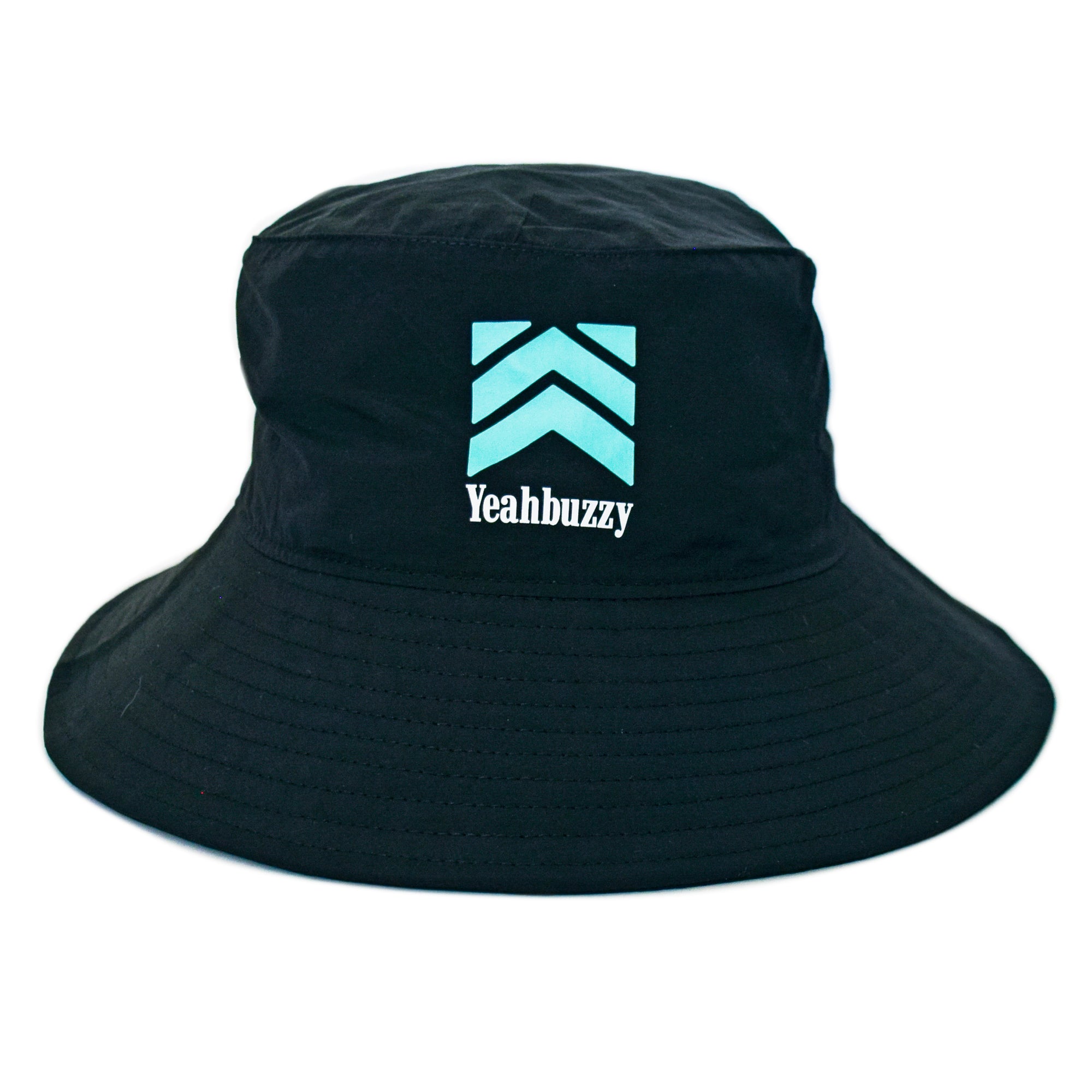 YBZY Pack Wide Brim Bucket Hat (Black)